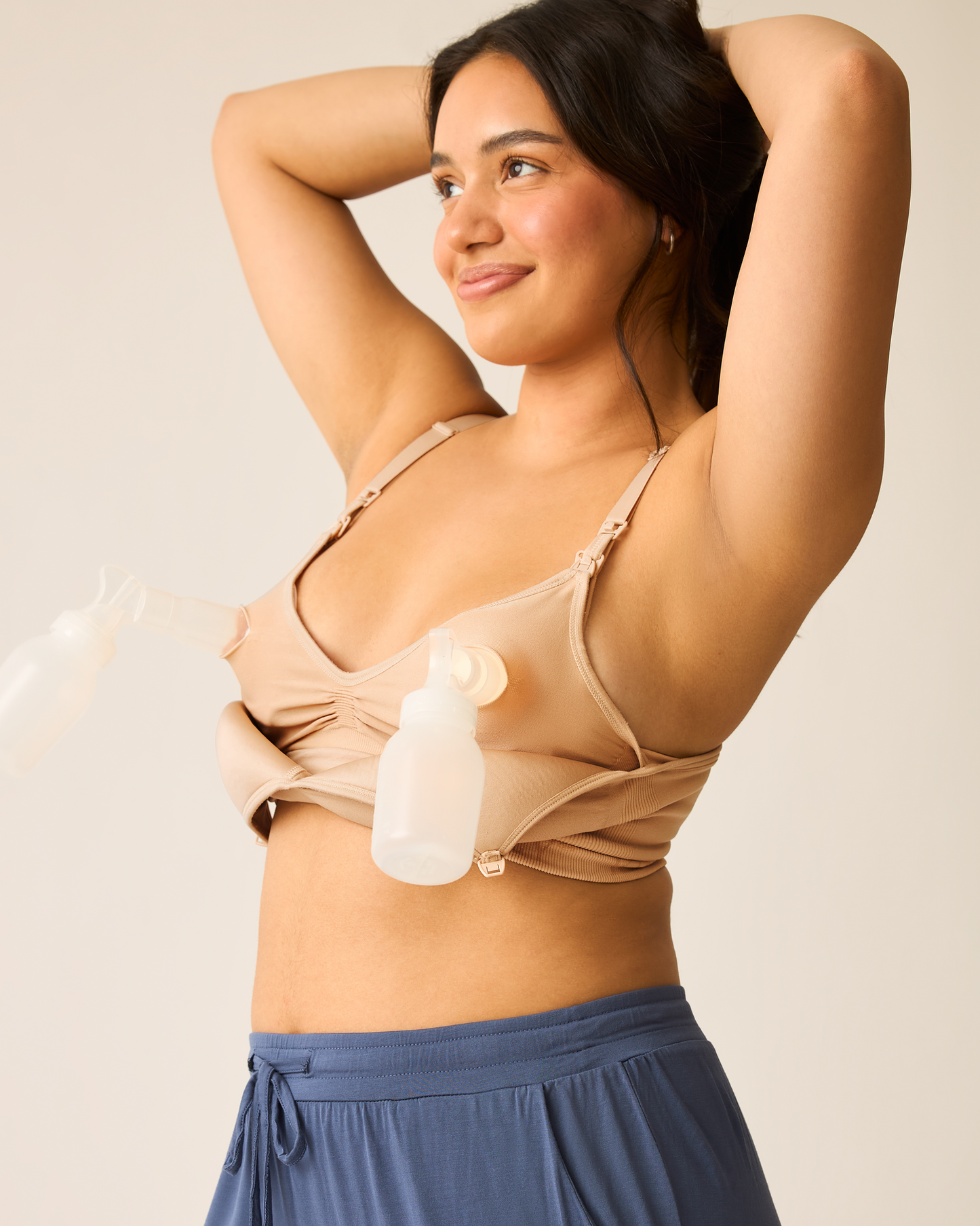 Kindred Bravely Contour Pumping & Nursing Bra in Beige